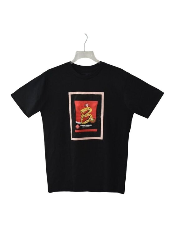 Noble Other - Noble Ramen Noodles Graphic T-Shirt Medium Black Short Sleeve Cotton Tee